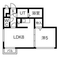 ベルヴィコート豊平IVの間取り
