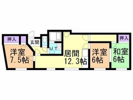 高崎ビル302の間取り