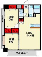 物件の間取り画像