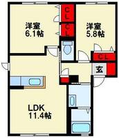 物件の間取り画像