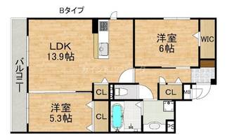 物件の間取り画像