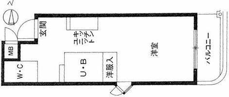 物件の間取り画像