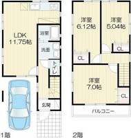物件の間取り画像