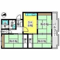 福岡県福岡市東区多々良1丁目(マンション)の賃貸物件の間取り
