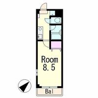 サンライズ西田の間取り