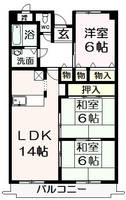 物件の間取り画像