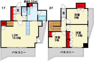物件の間取り画像
