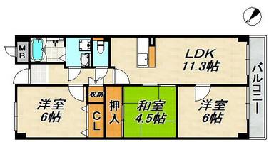 物件の間取り画像