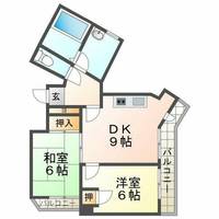 武庫之荘ジェメッリ204の間取り