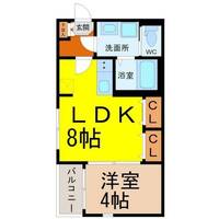 愛知県名古屋市中川区外新町1丁目(アパート)の賃貸物件の間取り