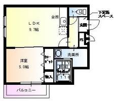 フジパレス諏訪ノ森Ⅲ番館の間取り