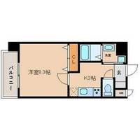 愛知県名古屋市西区栄生1丁目(マンション)の賃貸物件801の間取り