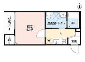 愛知県名古屋市中川区西日置町9丁目(アパート)の賃貸物件の間取り