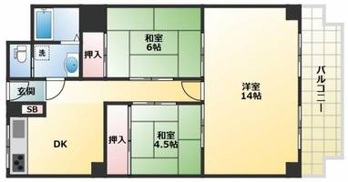 物件の間取り画像
