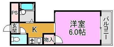 イーストマンションムラオの間取り
