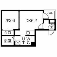 愛知県名古屋市千種区千種1丁目(アパート)の賃貸物件の間取り