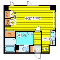 レガート東区役所前B棟の間取り