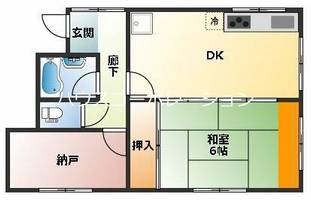 兵庫県尼崎市杭瀬本町1丁目(マンション)の賃貸物件の間取り