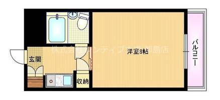 大阪府大阪市都島区片町2丁目(マンション)の賃貸物件の間取り