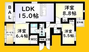物件の間取り画像