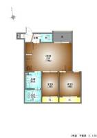 愛知県名古屋市西区上小田井1丁目(アパート)の賃貸物件の間取り