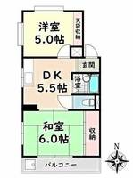 愛知県名古屋市南区豊田3丁目(マンション)の賃貸物件301の間取り