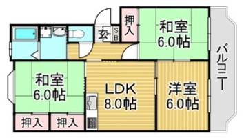物件の間取り画像