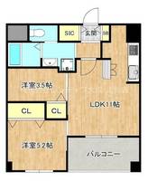 物件の間取り画像