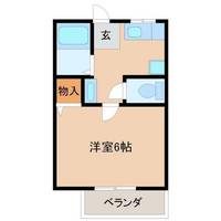 兵庫県尼崎市上ノ島町2丁目(アパート)の賃貸物件の間取り