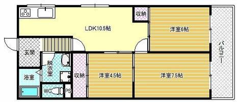 物件の間取り画像