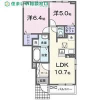 愛知県碧南市栗山町1丁目(アパート)の賃貸物件の間取り