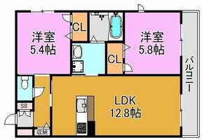 物件の間取り画像