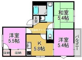 Verde Pallazo箕輪の間取り