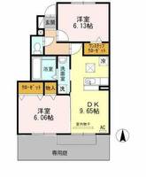 プランドールかがり101の間取り