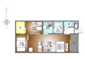 物件の間取り画像