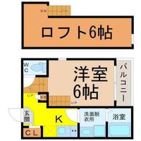 愛知県名古屋市緑区鳴海町字山腰(アパート)の賃貸物件の間取り