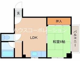 立花信濃マンションの間取り