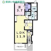 愛知県碧南市用久町4丁目(アパート)の賃貸物件の間取り
