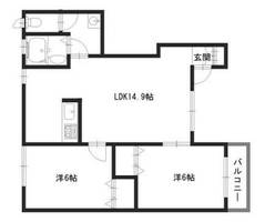 物件の間取り画像