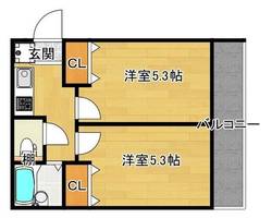 Dorm淡路の間取り