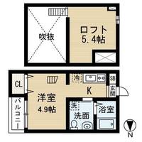 愛知県名古屋市中村区大宮町1丁目(アパート)の賃貸物件の間取り