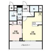 愛知県名古屋市中区丸の内2丁目(マンション)の賃貸物件1102の間取り