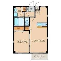 LUCE Ⅱ202の間取り