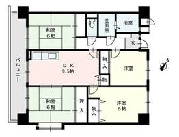 第2日佐住吉ビル406の間取り