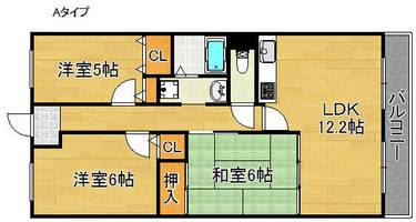 物件の間取り画像
