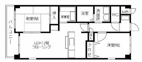物件の間取り画像