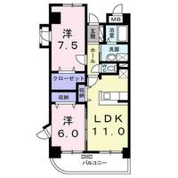 エルグランデ奥村Ⅱの間取り