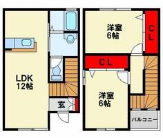 物件の間取り画像