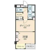 愛知県名古屋市名東区大針1丁目(マンション)の賃貸物件の間取り