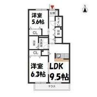 クレール杉村の間取り